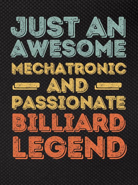 Mechatronics Engineer Billiards retro