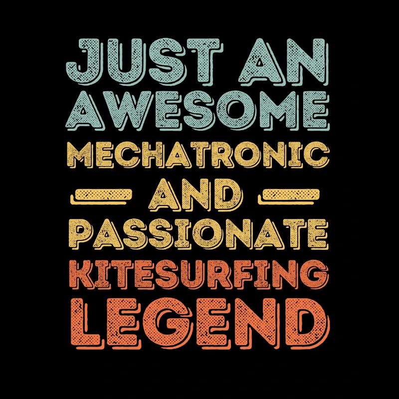Mechatronics Technician Kitesurfing retro