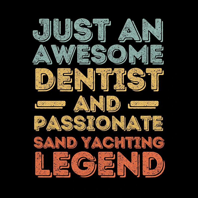 Dentist beach sailing retro