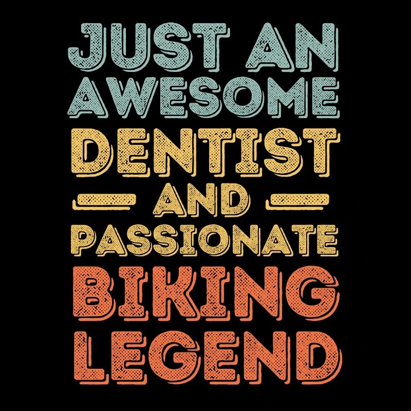 Dentist cycling retro
