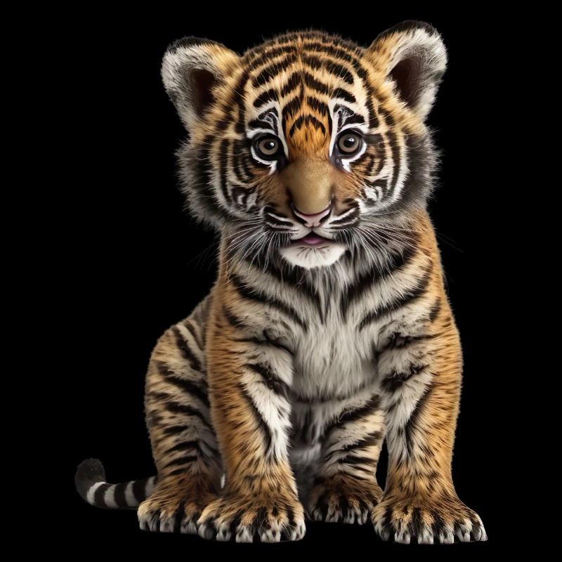 Cute Baby Tiger