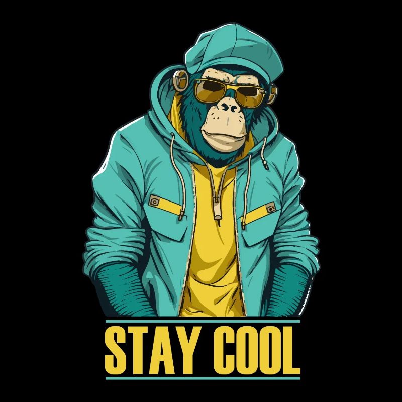 Cooler Affe Stay Cool