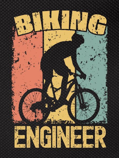 Biking Engineer retro