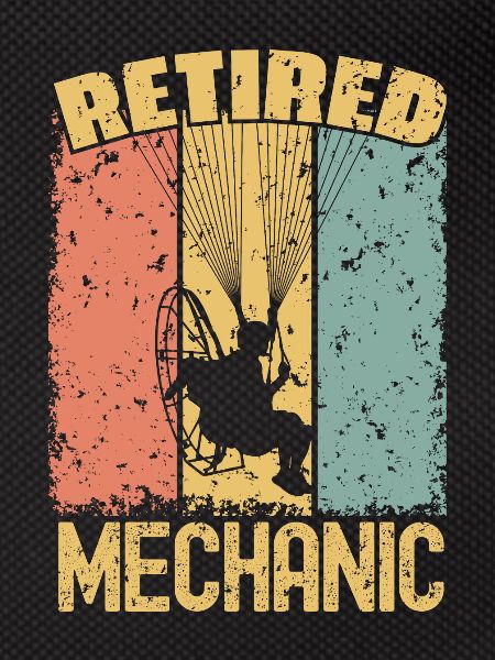Paramotoring retired mechanic