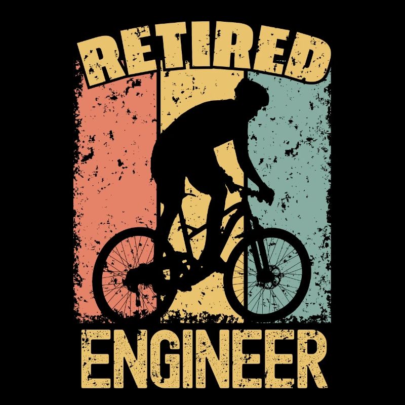 Biking retired engineer