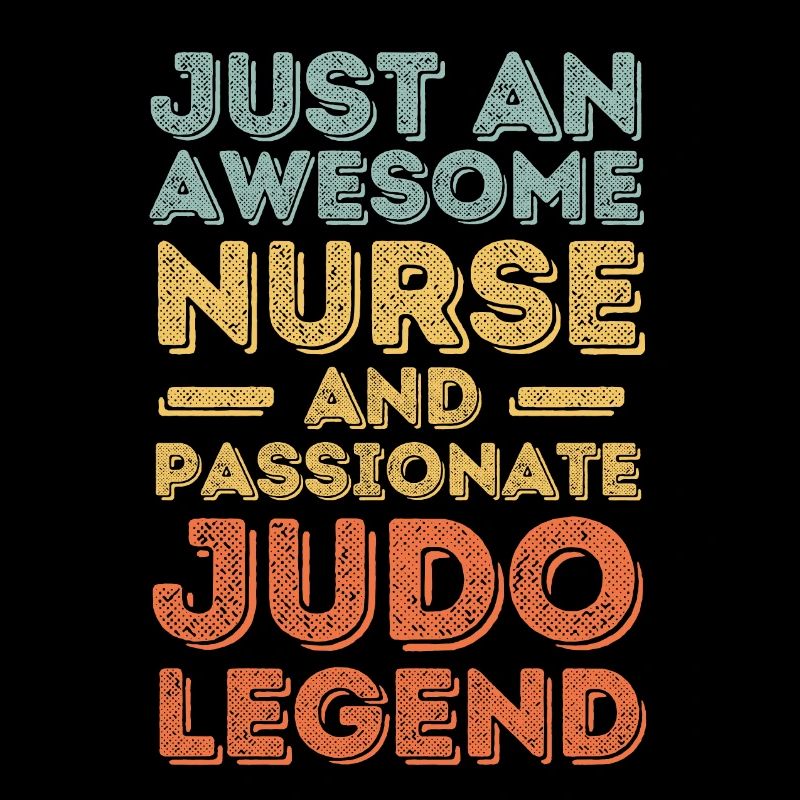 Krankenschwester Judo Legende retro