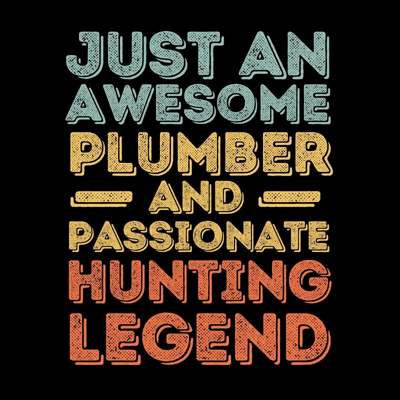 Plumber Hunting legend retro