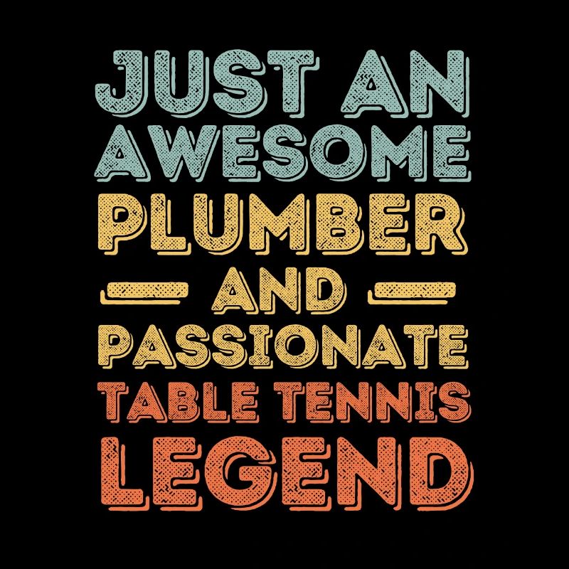 Plumber Table Tennis legend retro
