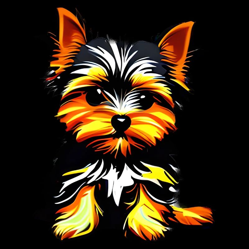 Propriétaire de chien chiot chiot Yorkshire terrier