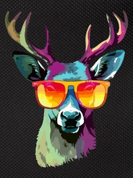 Jack the bespectacled deer