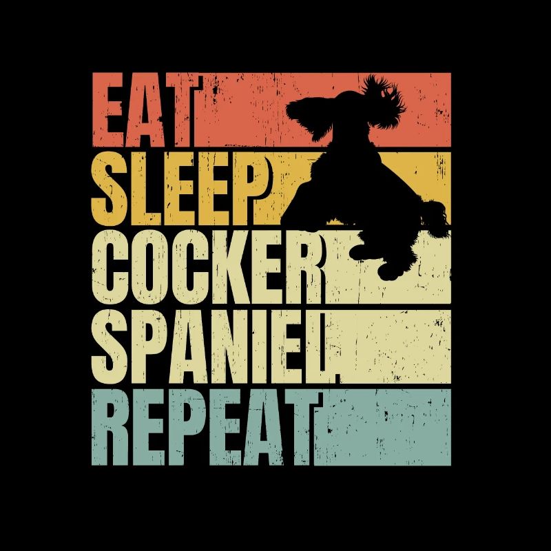 Eat sleep Cocker-spaniel repeat