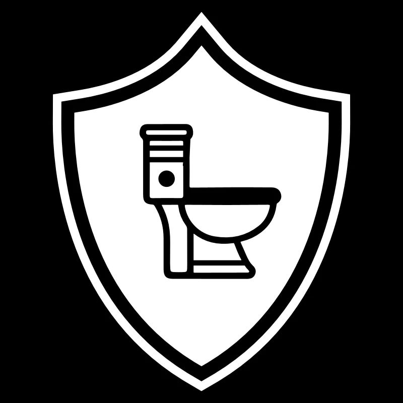 Wc blason de toilette