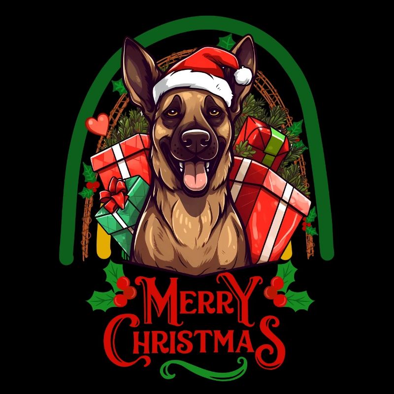 German Shepherd Christmas