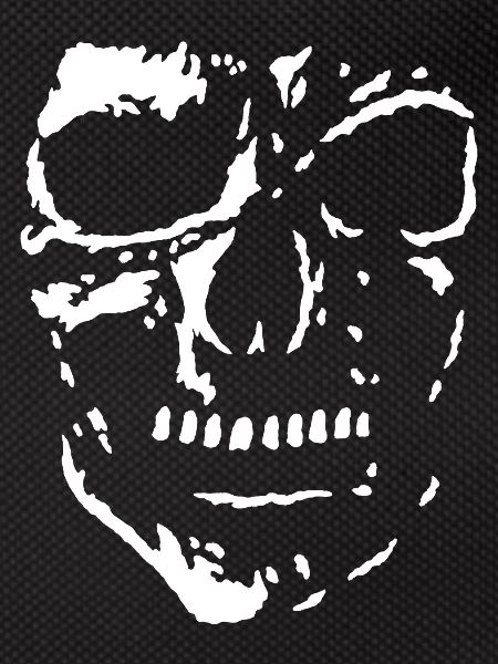 ghostly skull