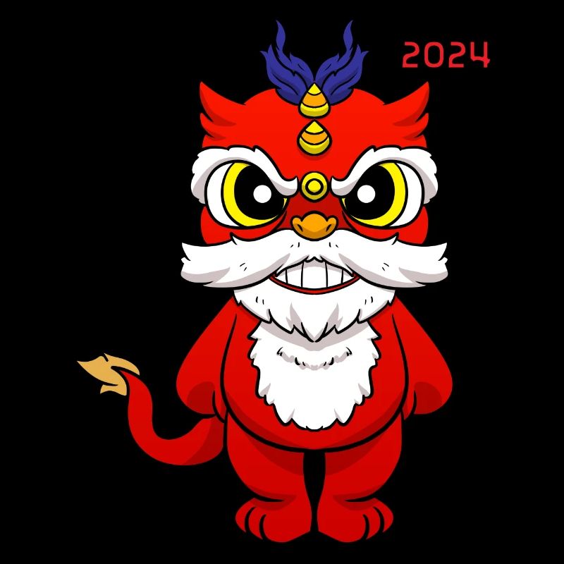 Chinesisches Neujahr Drache Vietnam I Geschenk