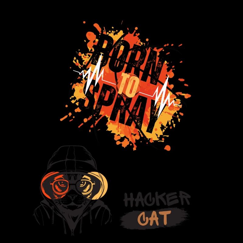 Né pour pulvériser Hacker Cat