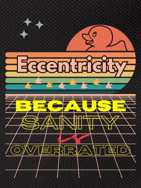 Eccentricity Neon Retro Print