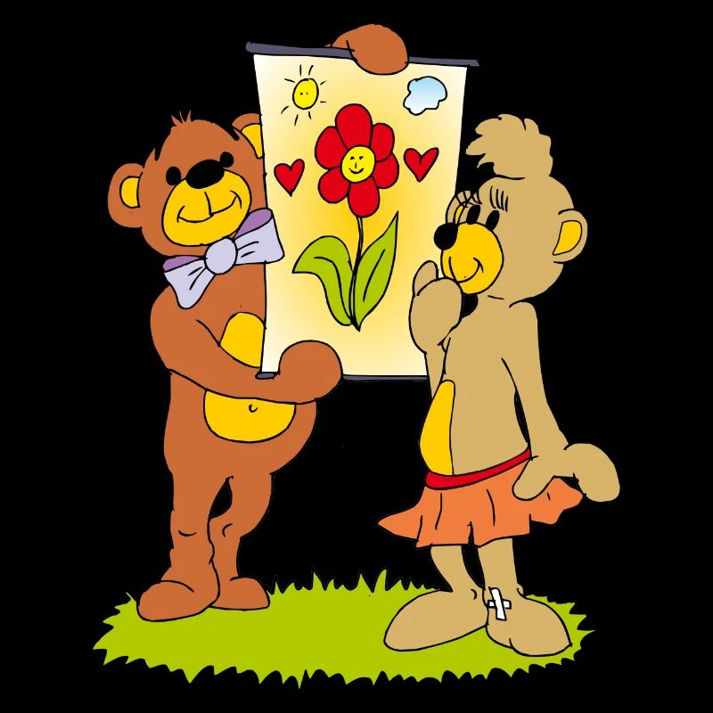 Zwei verliebte Teddybären
