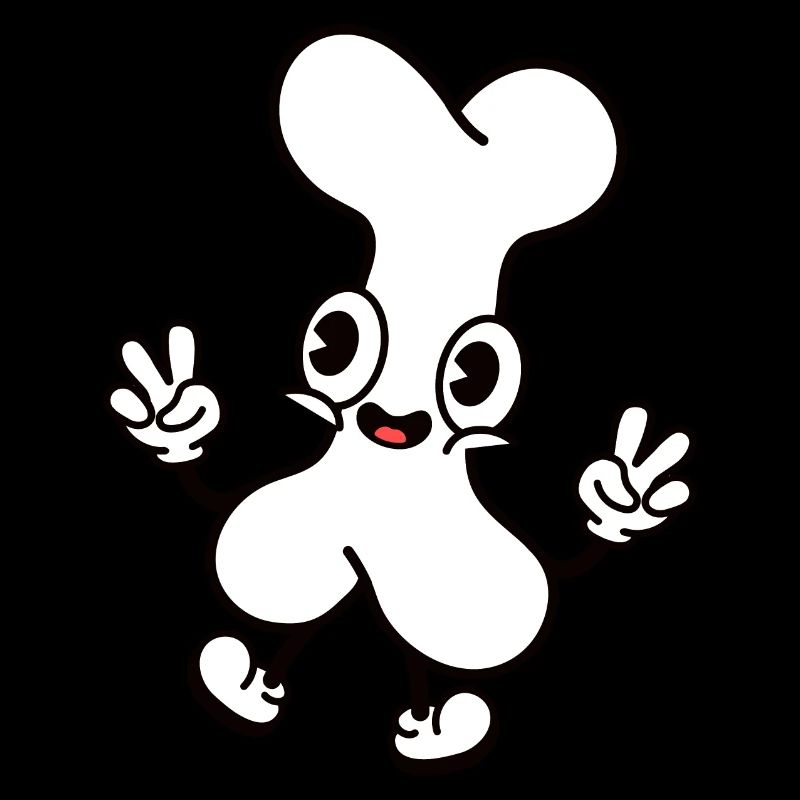 Knochen Comic Charakter