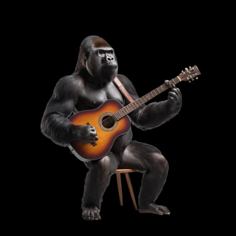 Gorilla Gitarre