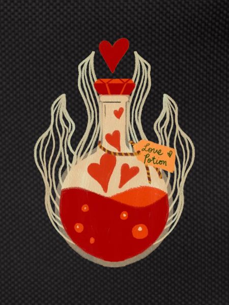 Potion d'Amour Étiquette