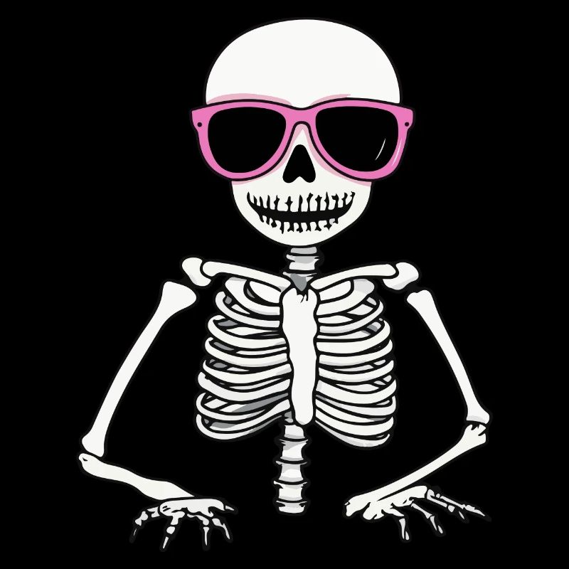 Skelett Halloween Cool