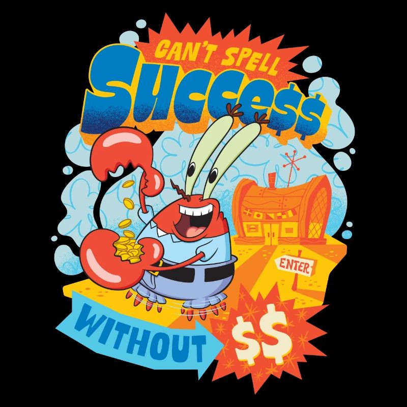 Bob l'Éponge M. Krabs Design Amusant