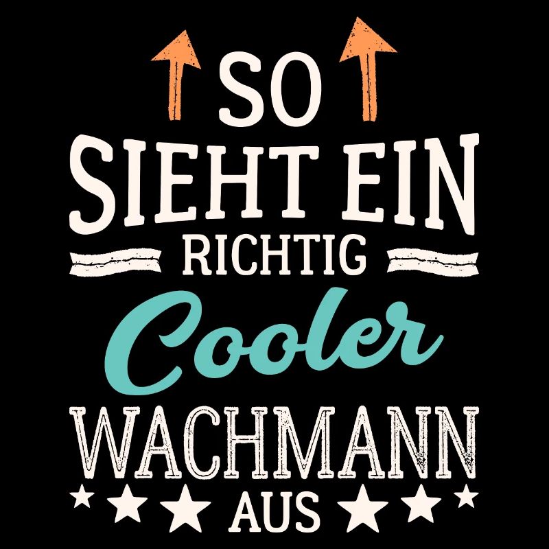 So sieht ein richtig cooler Wachmann aus Türsteher