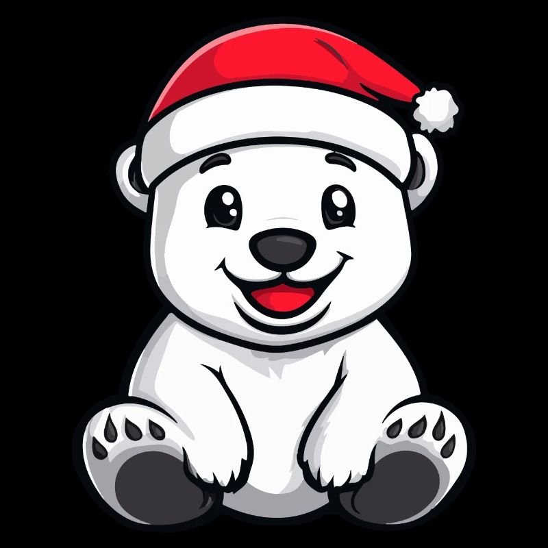 Eisbär Weihnachten