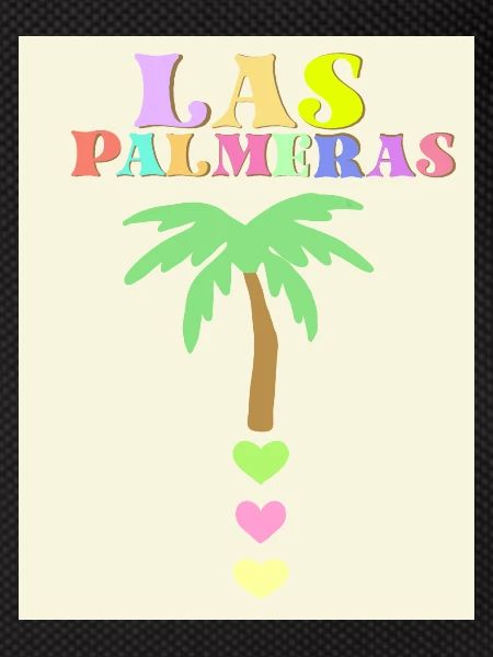 Pastel palm