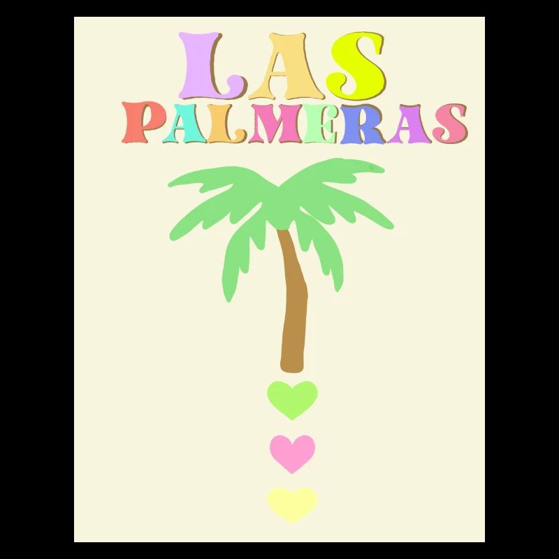 Palmier pastel