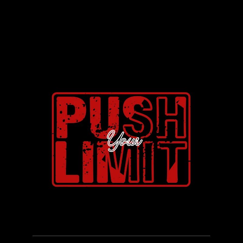 Push Your Limit – Bold & Motivational Design