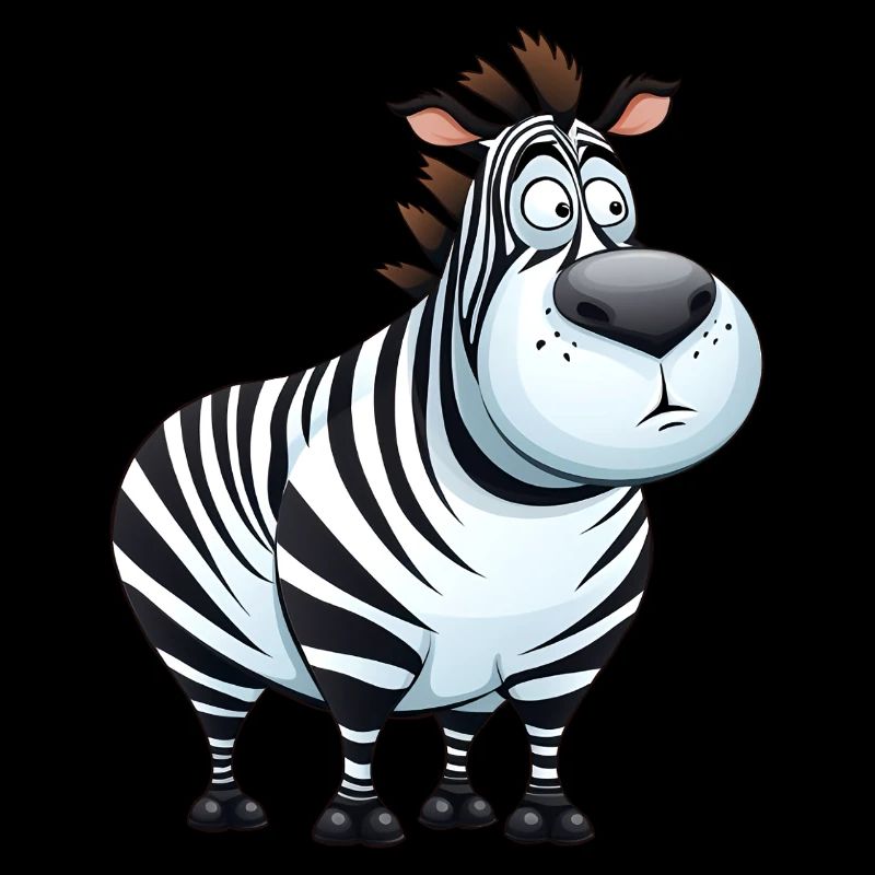 Molliges Zebra - dicke Tiere