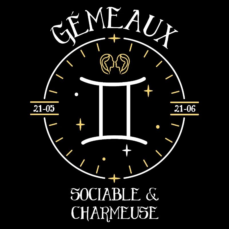 Du signe du Gémeaux - Sociable et charmeuse