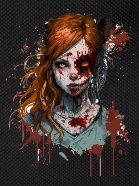 Zombie Fox Woman