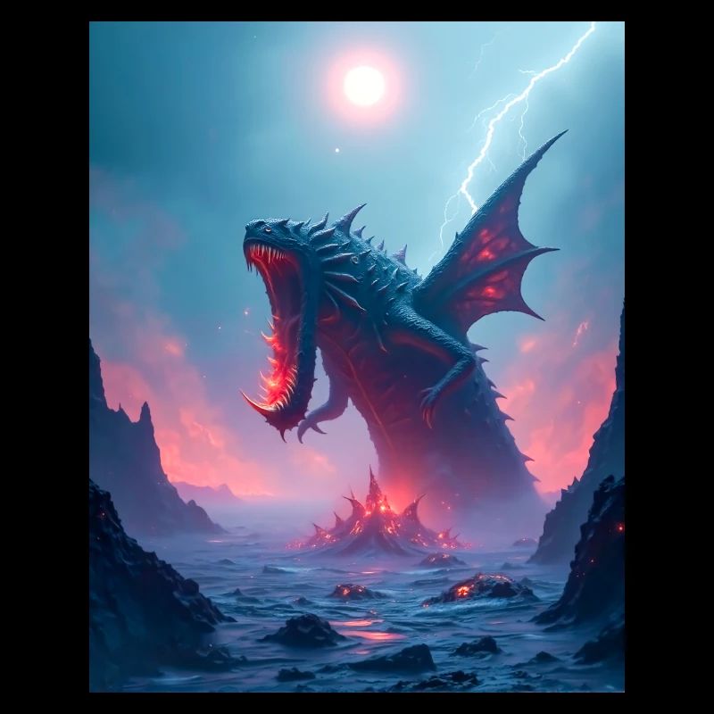 Leviathan, biblical sea serpent of Middle Eastern