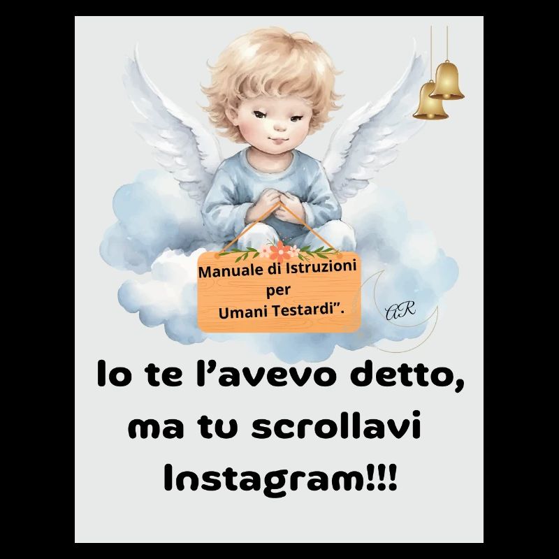 Ich habe es dir gesagt, aber du hast durch Instagram gescrollt!!