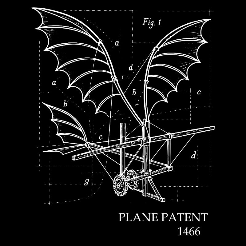 Bauplan Flügel Flugzeug Patent 1466