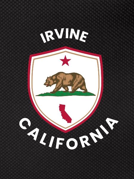 Irvine CA Bear Shield Emblem