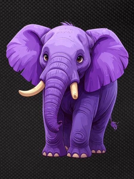 purple elephant