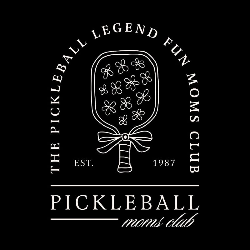 Pickleball-Mama lustige Mutter