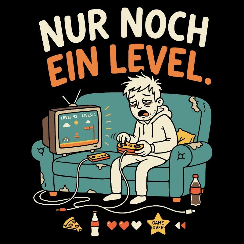 Retro Gamer Sofa Nur noch ein Level