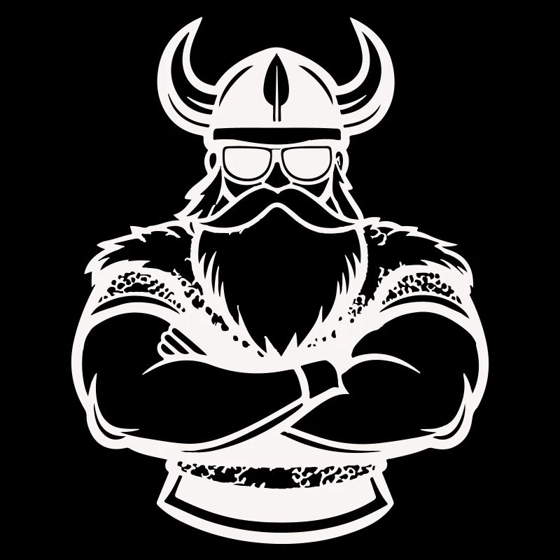 Kraft viking à bras croisés