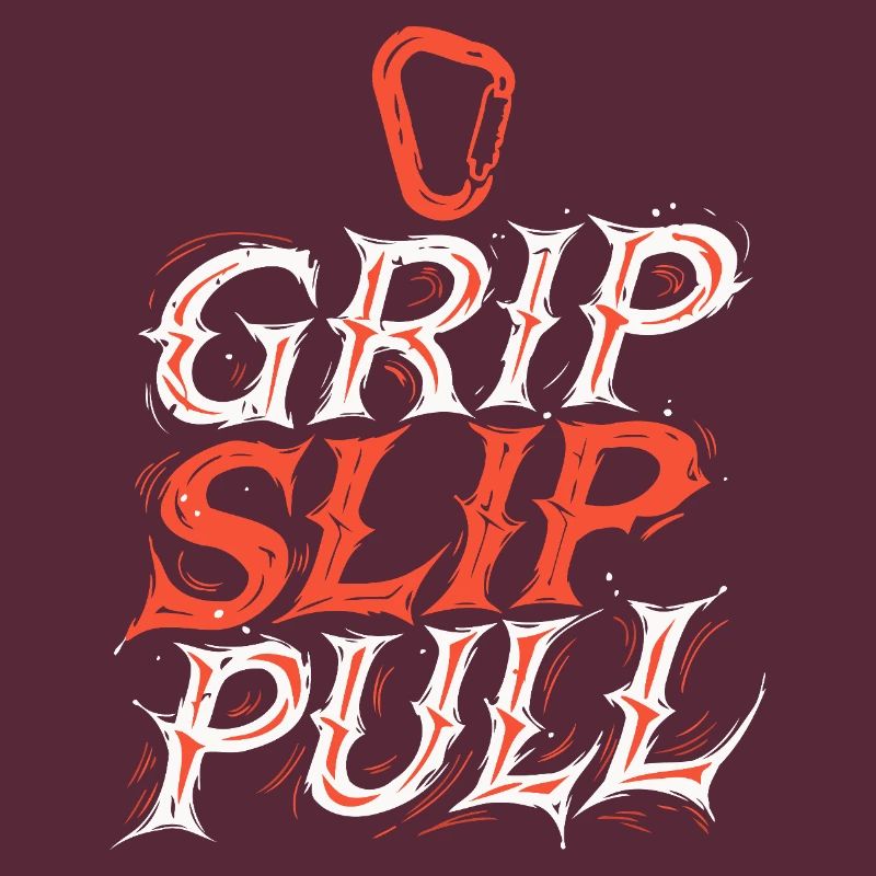 Grip Slip Pull Typographie Dynamique