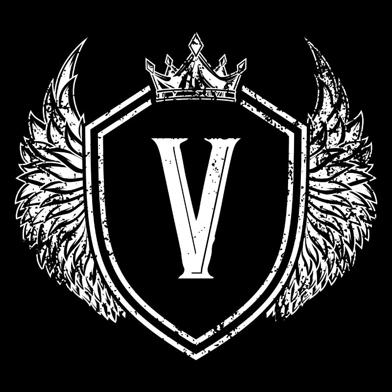 V Buchstabe Wappen