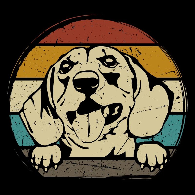 Dachshund Breed Dachshund Teckel 70s 80s retro