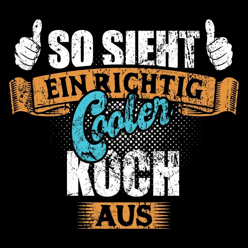 So sieht ein richtig cooler Koch aus