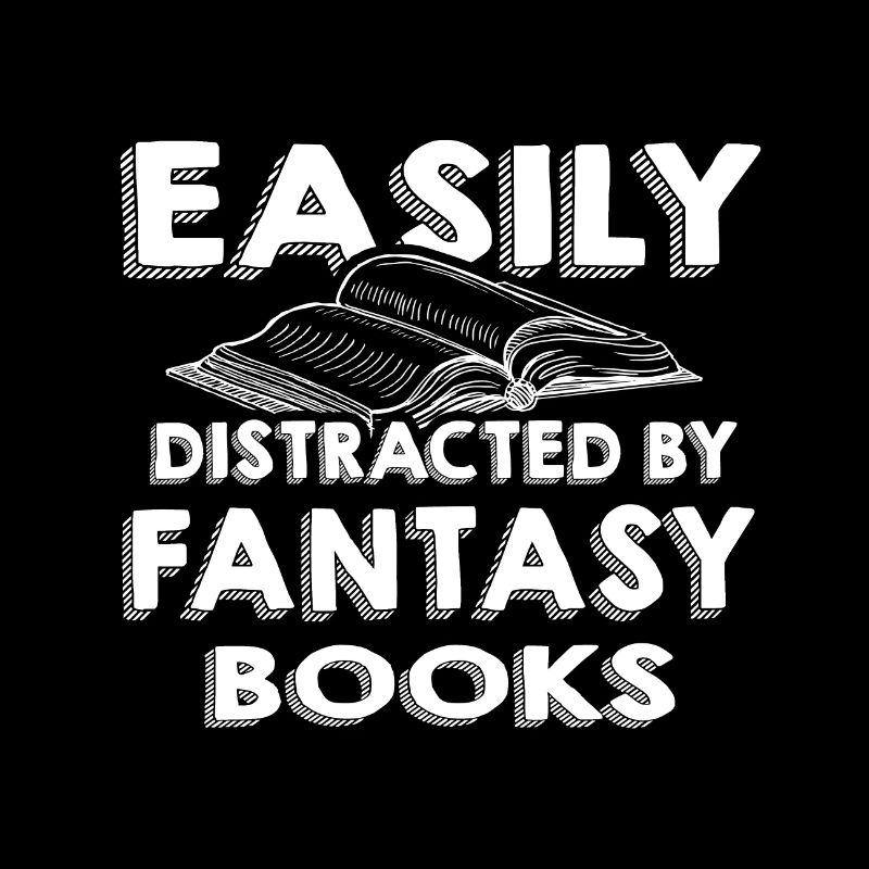 Fantasy-Buch-Fan-Geschenk leicht abgelenkt von