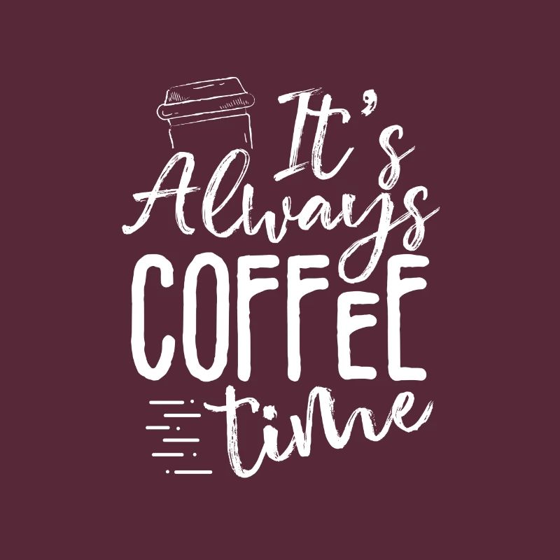Kaffee Trinker Geschenk Immer Kaffee Zeit Kaffee