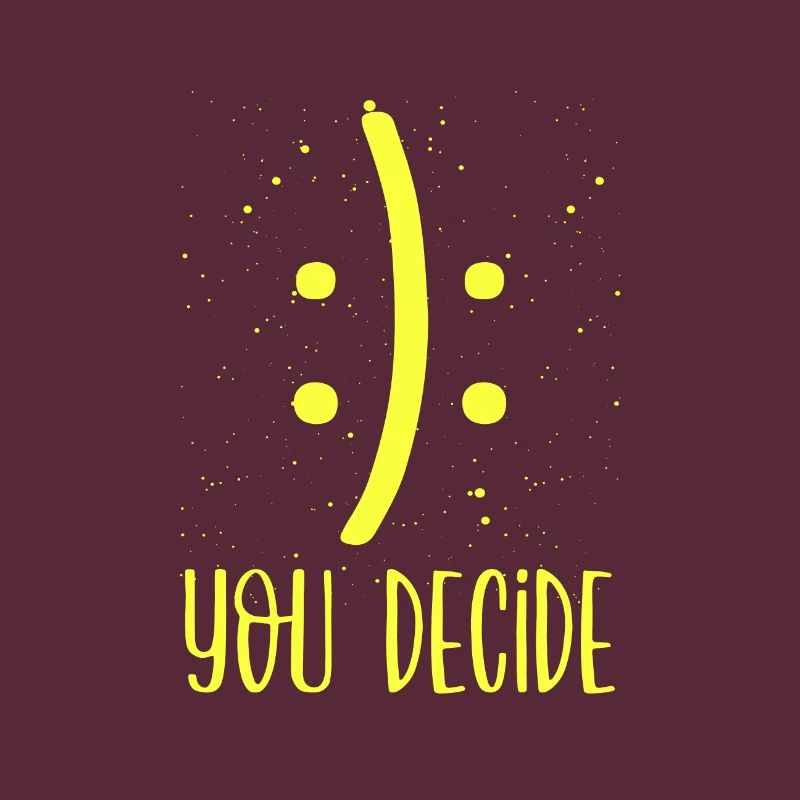 Sarkastisches Lächeln oder Stirnrunzeln Sie entscheiden Sarkasmus Geschenke